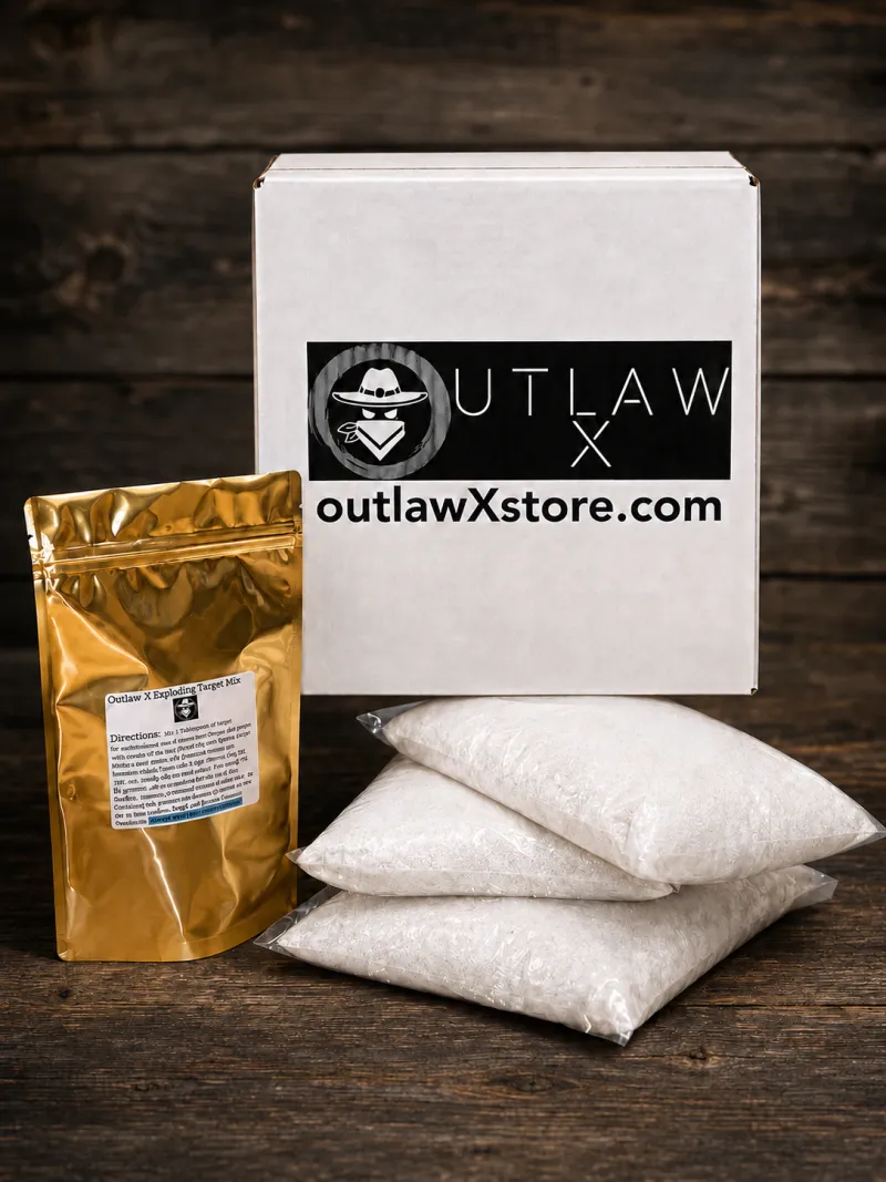 Outlaw X exploding target mix kits